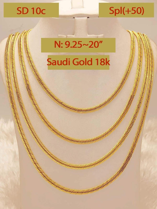 Authentic 18 carat saudi gold chain
