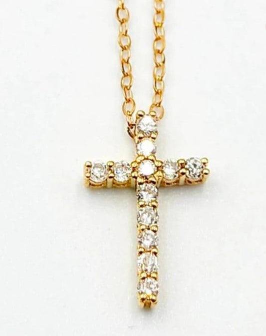 .18 CTW Diamond Cross Necklace