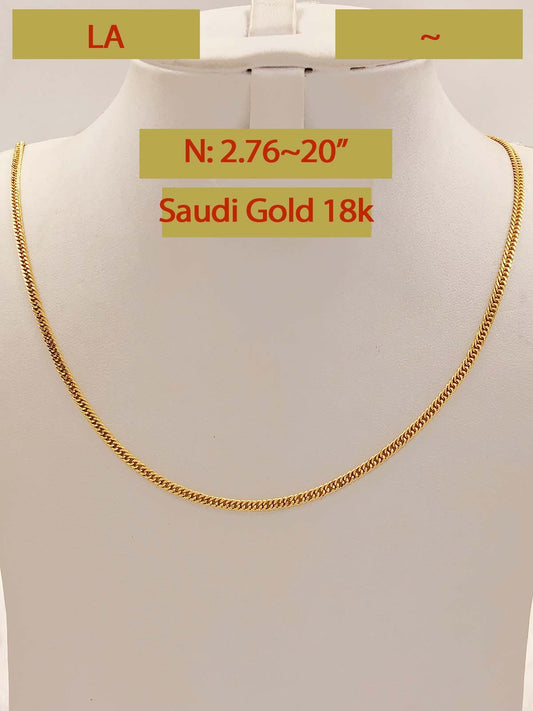 Saudi Gold Chain 20 inches